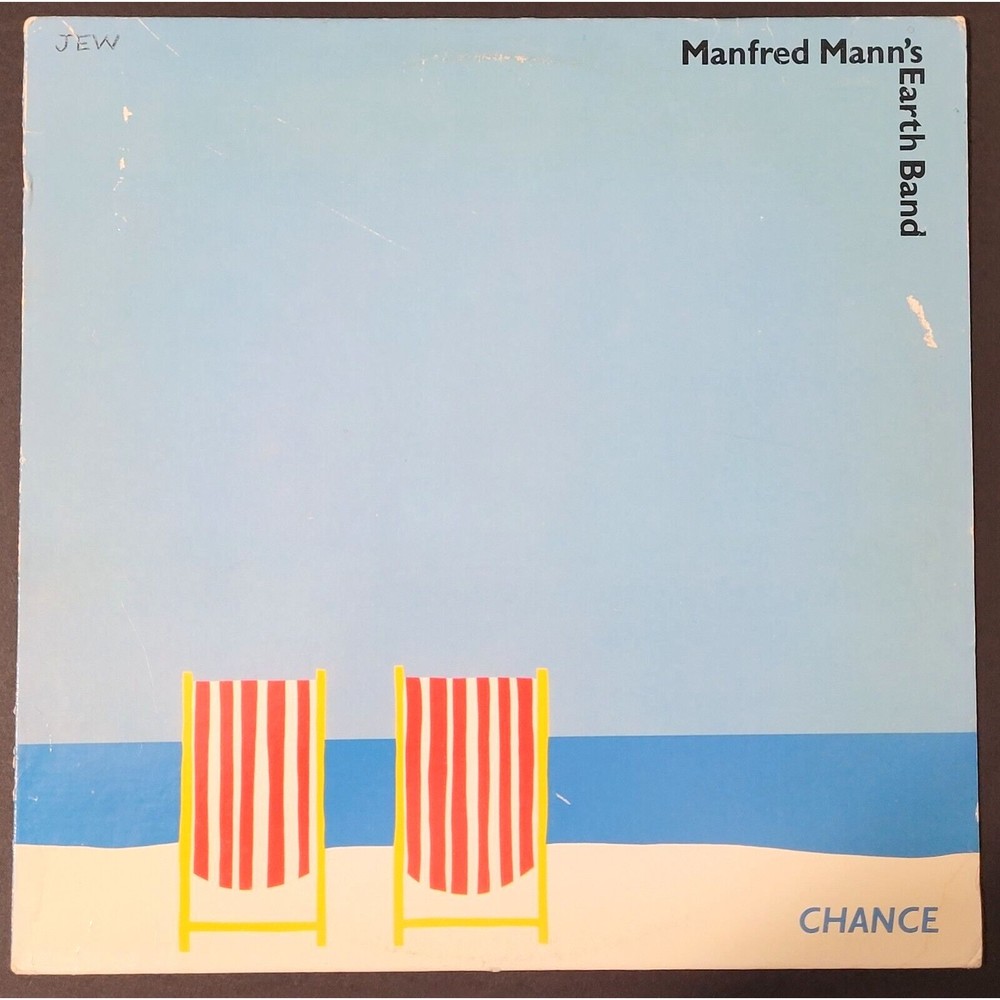 Manfred Mann's Earth Band LP - Chance - Warner Bros. BSK 3498 VG/M- Rock '81